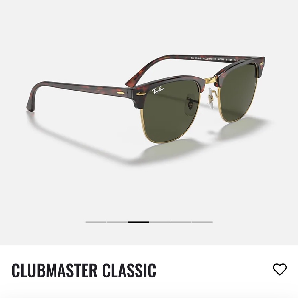 Ray-Ban RB3016 Clubmaster Classic Sunglasses